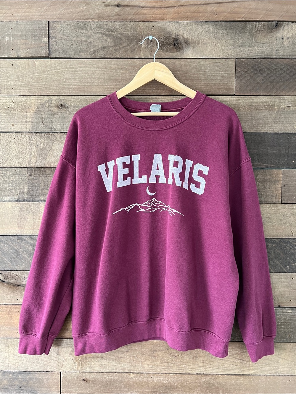 Women's Velaris ACOTAR A Court of Thorns and Roses Crewneck Sweatshirt Size XL